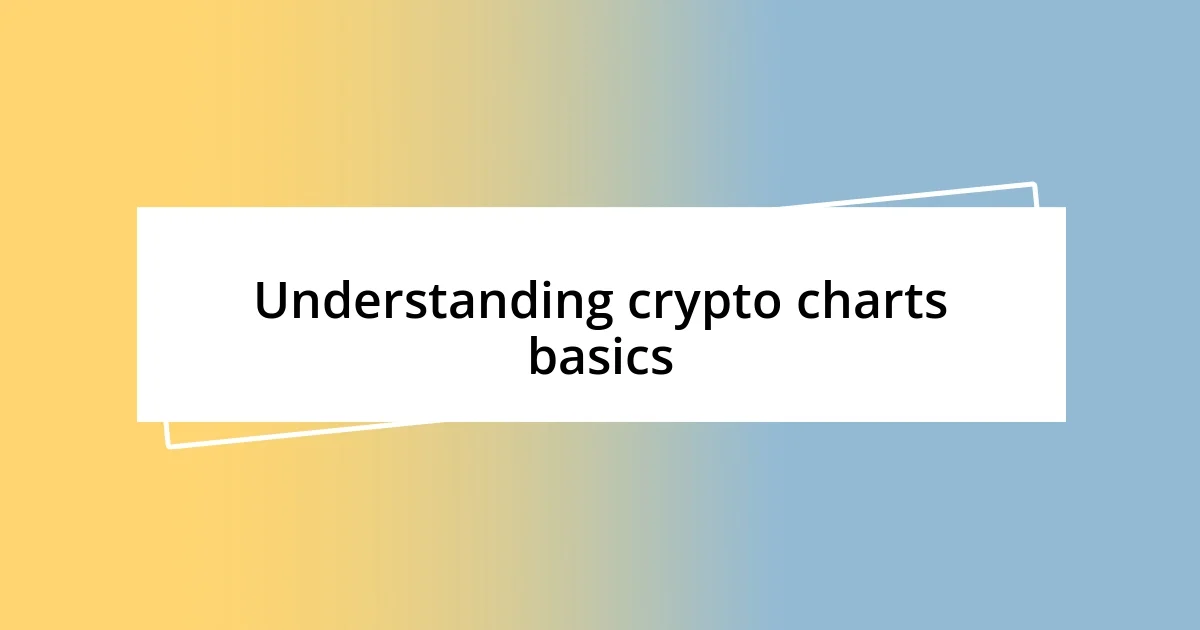 Understanding crypto charts basics